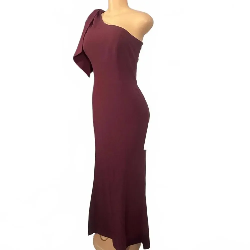 Dress the Population stunning burgundy